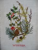 Borduurwerk "Winter", Ophalen of Verzenden, Gebruikt, Handborduren, Onderdeel of Toebehoren