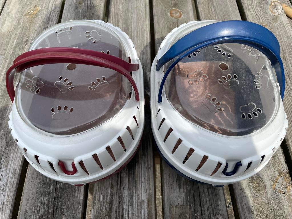 Reiskoffer voor kleine huisdieren, Ophalen