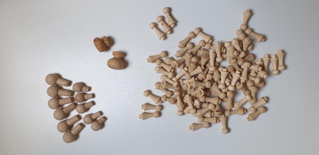 Houten kapstok knoppen kastknoppen kapstokhaken, Ophalen of Verzenden, Nieuw, Overige materialen, Overige typen