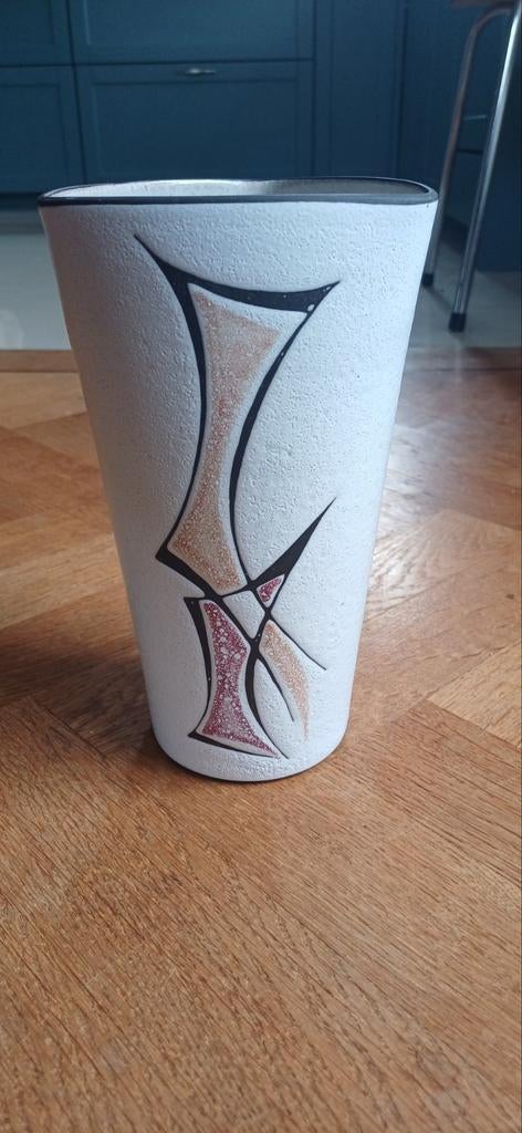 Vintage vaas, 23 cm hoog, Antiek en Kunst, Antiek | Vazen, Ophalen of Verzenden