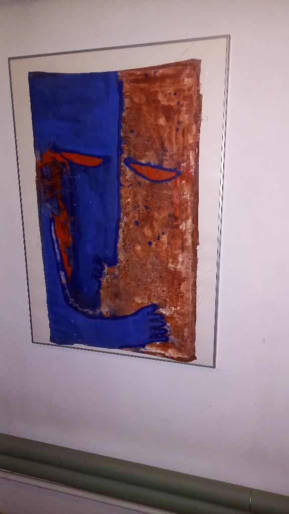 schilderij op stof, Ophalen