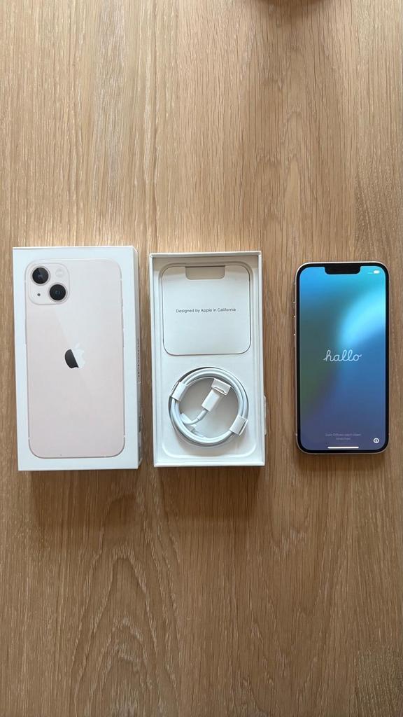 Apple iPhone 13, 128GB Roze, als nieuw! Originele doos!, Telecommunicatie, Mobiele telefoons | Apple iPhone, Zo goed als nieuw