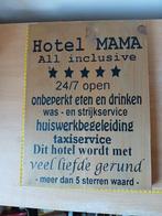 Houten textbord, Huis en Inrichting, Woonaccessoires | Tekstborden en Spreuken, Ophalen, Zo goed als nieuw