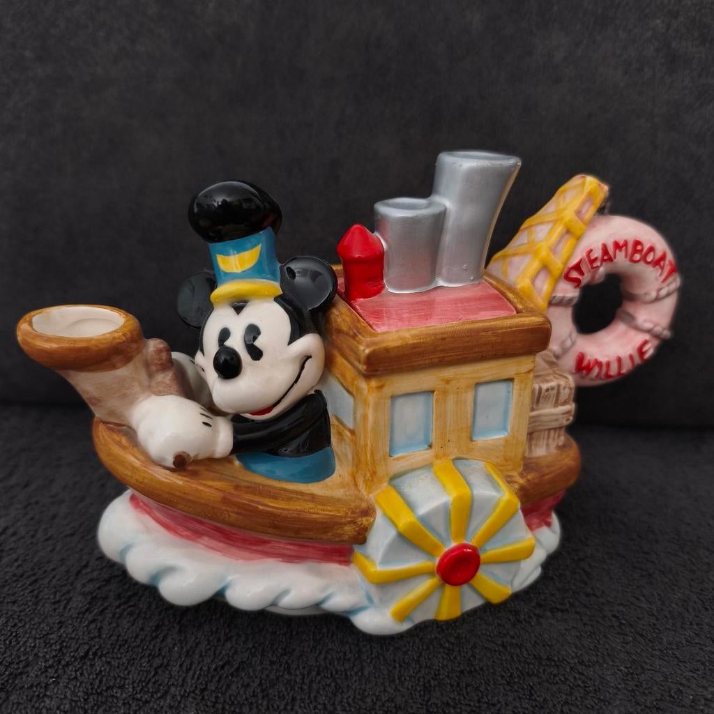 keramische theepot Vintage, Ophalen of Verzenden, Mickey Mouse, Zo goed als nieuw, Servies
