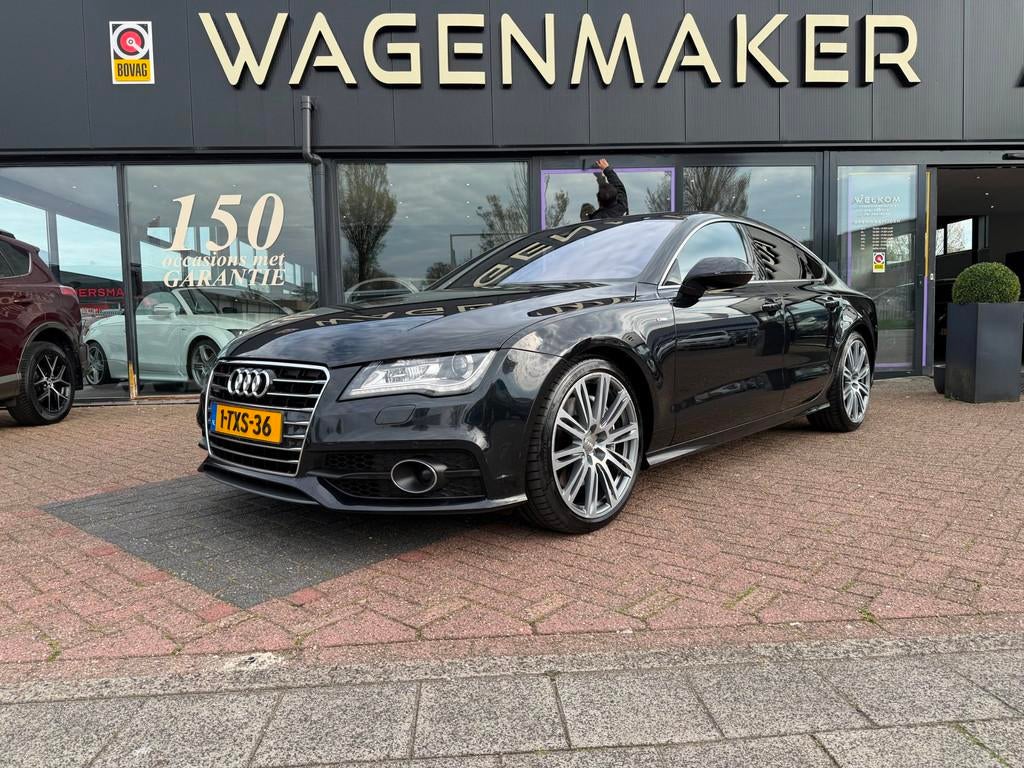 Audi A7 Sportback 3.0 TFSI quattro Sport Edition AUT|NAV|CAM, Auto's, Euro 5, Gebruikt, Zwart, 2995 cc