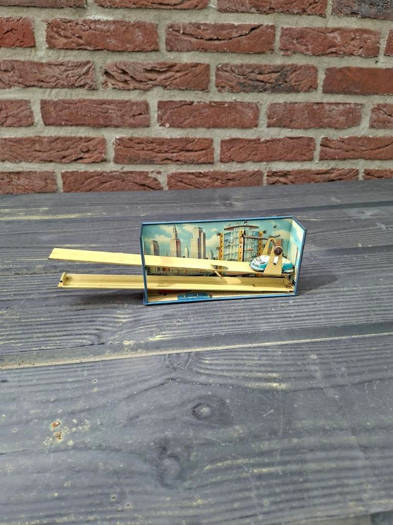 Blikken Technofix Auto Lift uit de jaren '50 - Duits, Ophalen of Verzenden