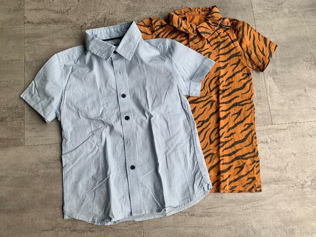 Leuke blouse en polo maat 110/116, Kinderen en Baby's, Kinderkleding | Maat 110, Ophalen of Verzenden, Zo goed als nieuw, Jongen