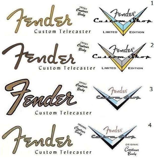 Custom Telecaster decals, Muziek en Instrumenten, Ophalen of Verzenden, Nieuw, Elektrische gitaar