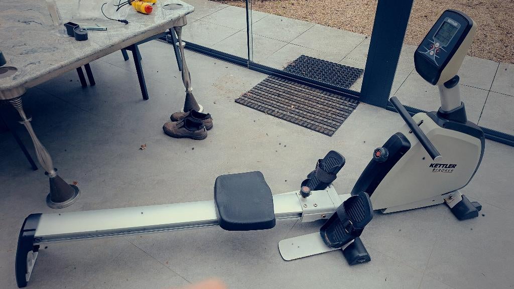 Roeitrainer Kettler, Sport en Fitness, Ophalen, Benen, Gebruikt, Metaal