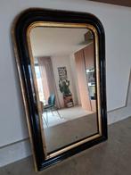 Antieke Franse Louis Philippe Spiegel – Zwart & Goud, Ophalen