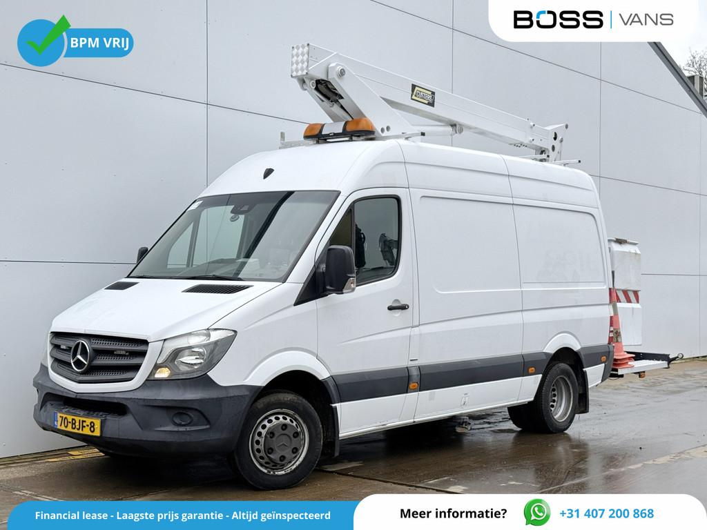 Mercedes-Benz Sprinter 516 2.2 CDI Hoogwerker 14 meter Custe, 13 km/l, Gebruikt, Zwart, 4 cilinders