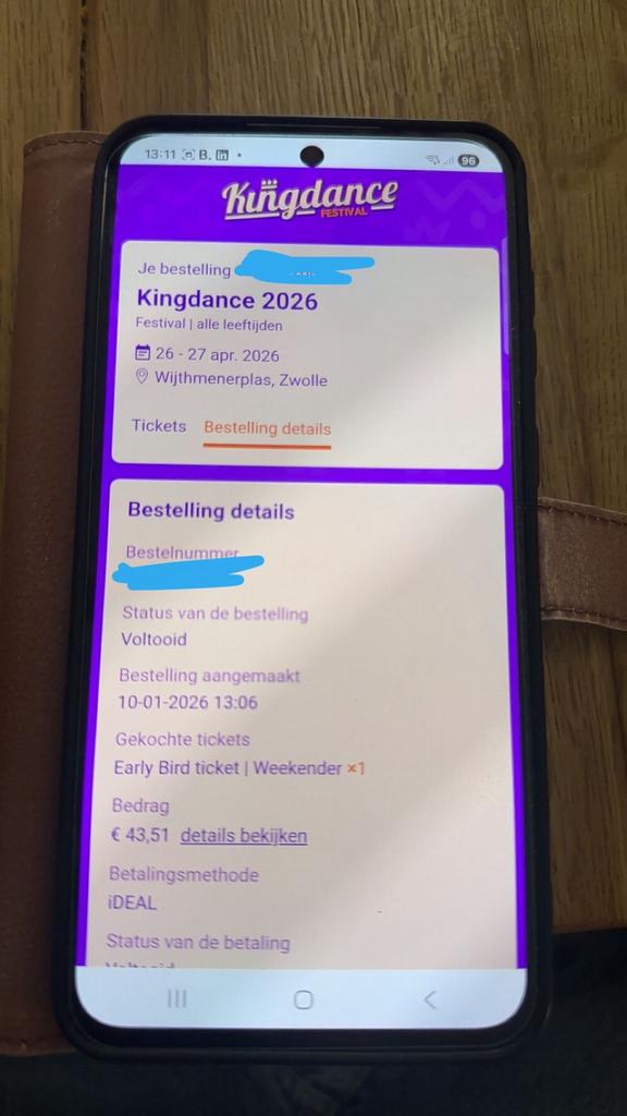 Kingsdance kaarten heel weekend