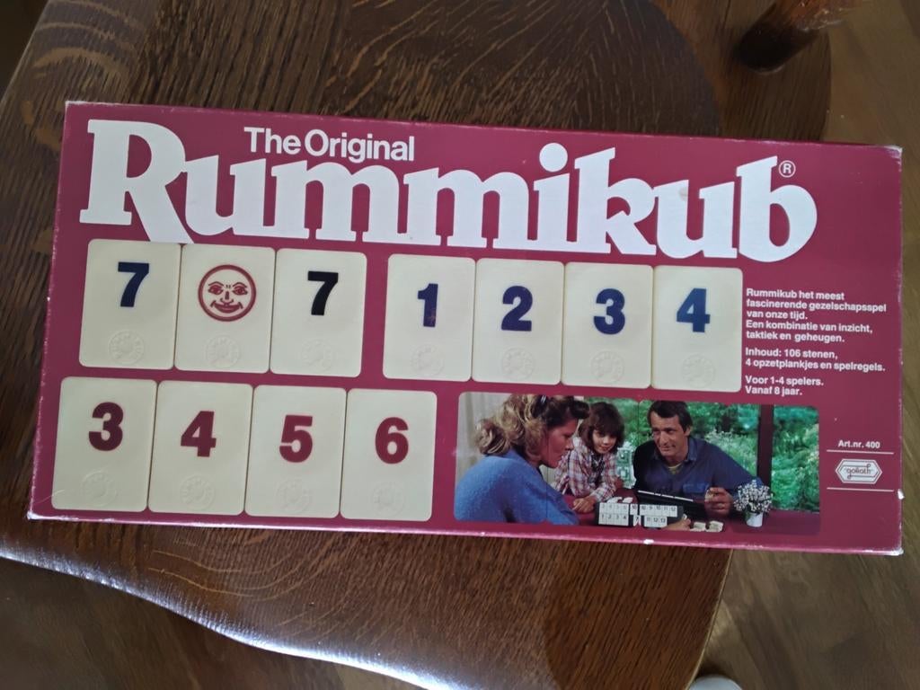 Rummikub the original compleet Goliath, Hobby en Vrije tijd, Gezelschapsspellen | Overige, Drie of vier spelers, Ophalen of Verzenden