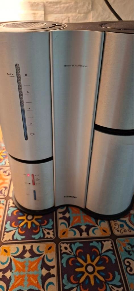 Siemens Porsche Design Koffiezetapparaat, Gebruikt, Koffiemachine, Gemalen koffie, Ophalen of Verzenden