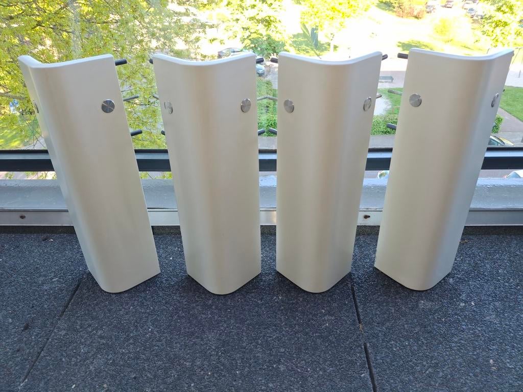 Auping hoekdelen voor Auronde seniorenhoogt 48cm, Eenpersoons, Wit, Ophalen of Verzenden, Zo goed als nieuw