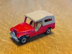 Matchbox CJ6 JEEP ROOD, Ophalen of Verzenden, Zo goed als nieuw, Auto