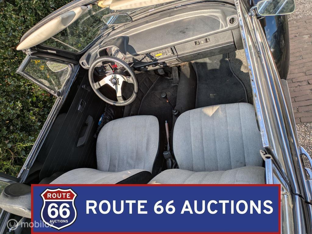 Volkswagen Beetle Cabriolet | 1978 | Route 66 Auctions, Auto's, Oldtimers, Overige carrosserieën, Volkswagen, Zwart, Bedrijf