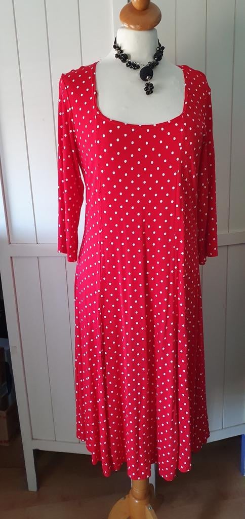 Leuk stippeljurkje, Kleding | Dames, Verzenden, Maat 46/48 (XL) of groter, Zo goed als nieuw, Boven de knie