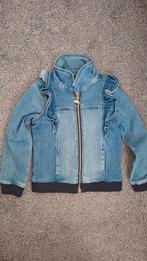 Te koop een z.g.a.n blauw spijkerjasje met rits maat 116, Kinderen en Baby's, Kinderkleding | Maat 116, Europe Kids, Meisje, Ophalen of Verzenden