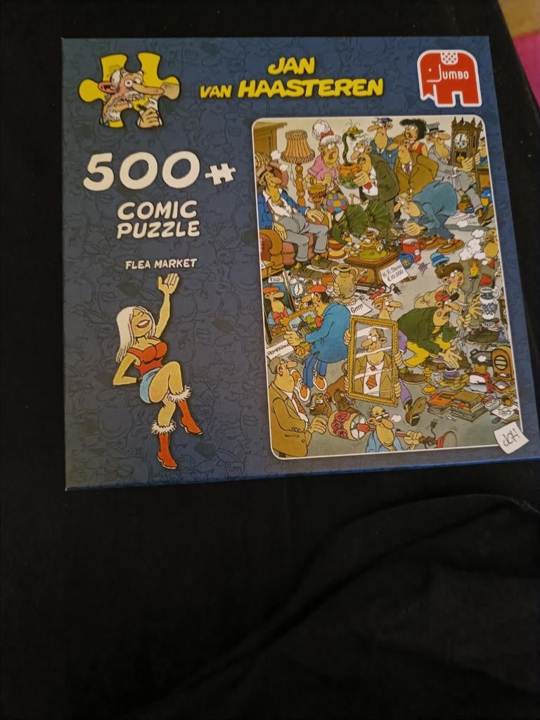 Jan van Haasteren Comic Puzzle - Vlooienmarkt 500+ stukjes, Ophalen of Verzenden, 500 t/m 1500 stukjes, Gebruikt, Legpuzzel