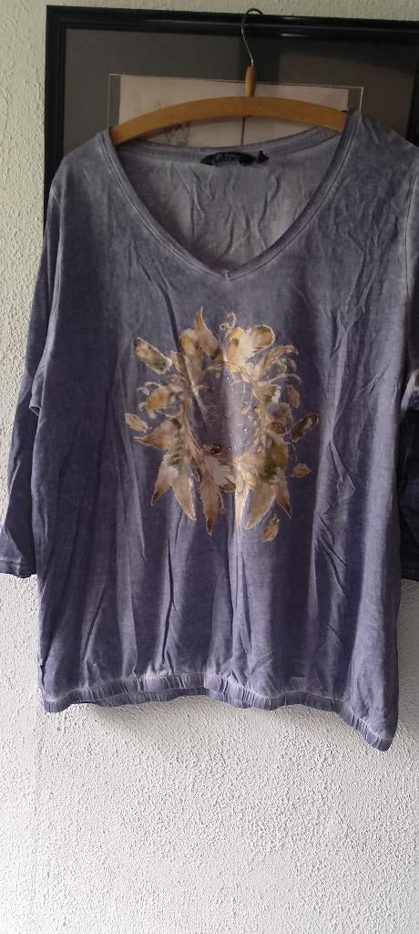 Shirt Ulla popken 46, Blauw, Ulla Popken, Zo goed als nieuw, Shirt of Top