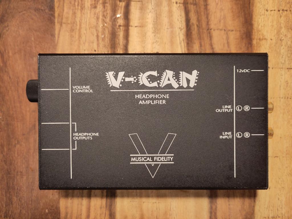 Musical Fidelity V-CAN – hoofdtelefoonversterker, Audio, Tv en Foto, Versterkers en Receivers, Ophalen of Verzenden, Zo goed als nieuw