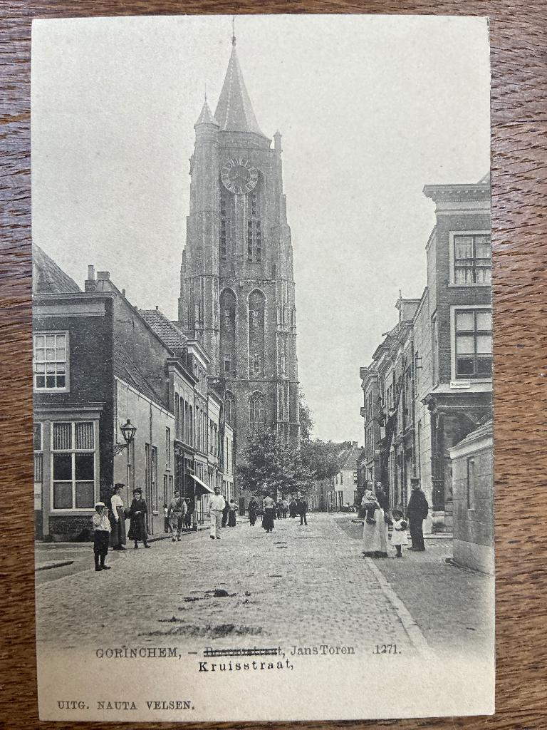 Ansichtkaart Gorinchem Kruisstraat, Verzenden, Voor 1920, Ongelopen, Zuid-Holland
