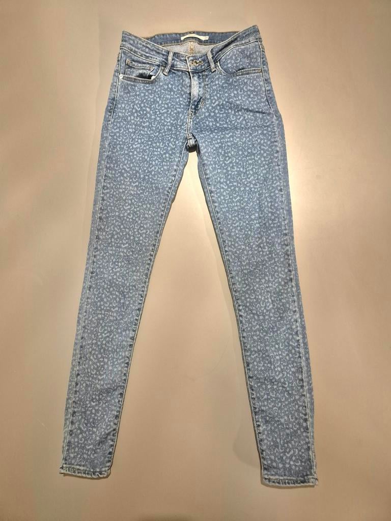 Levi's jeans model 710 super skinny maat 25, Blauw, Ophalen of Verzenden, Zo goed als nieuw, W27 (confectie 34) of kleiner