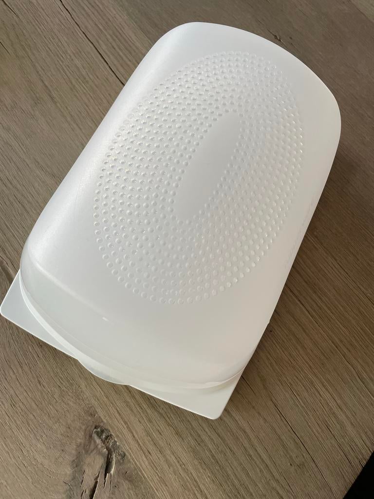 Tupperware kaasdoos - Houd je kaas langer vers!, Ophalen of Verzenden, Gebruikt, Wit, Bus of Trommel