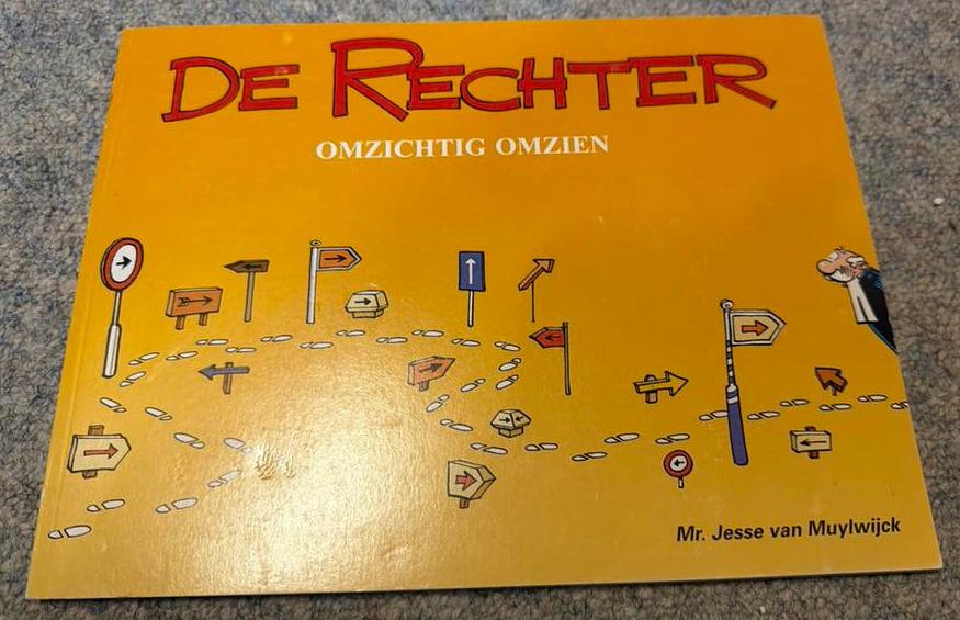 De Rechter Omzichtig Omzien - Mr. Jesse van Muylwijck, Boeken, Ophalen of Verzenden, Gelezen, Cartoons