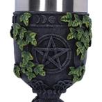 Goblet van Nemesis Now Aged Pentagram 19,5cm Groen Zwart, Ophalen of Verzenden, Nieuw, Fantasy
