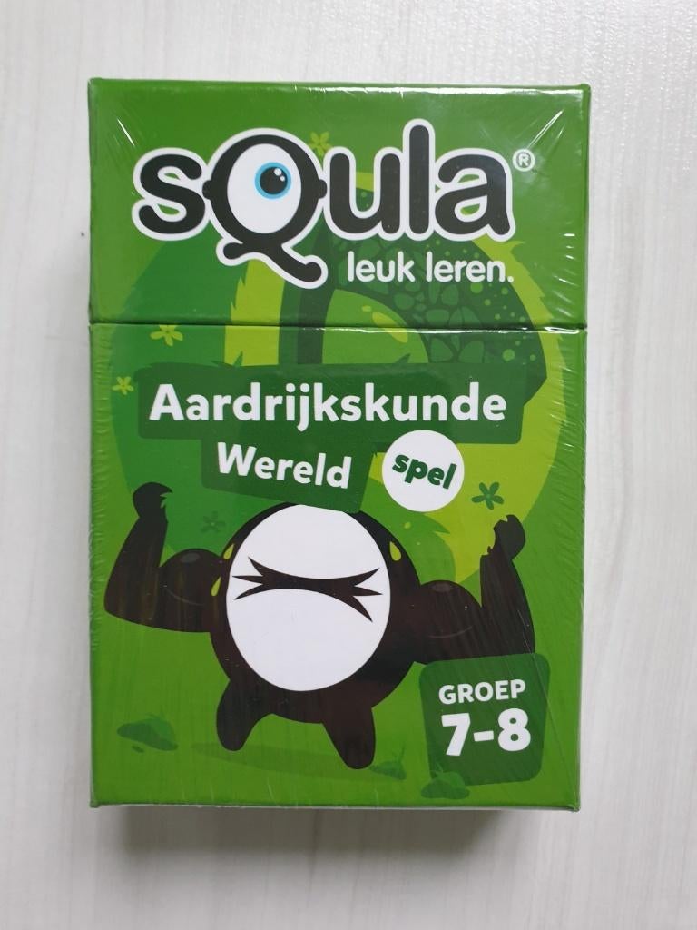 Squla aardrijkskunde wereld spel kwartet, Ophalen of Verzenden, Gebruikt