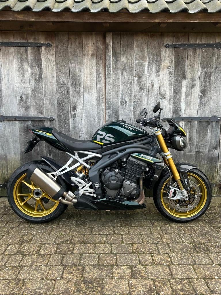 Triumph Speed Triple 1200 RS - 2022 | British Racing Green, Motoren, Motorrijbewijs A, 3 cilinders, Particulier, Meer dan 35 kW