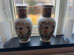 2 chineese bloemenvazen, Huis en Inrichting, Ophalen, Steen, Overige kleuren, Zo goed als nieuw