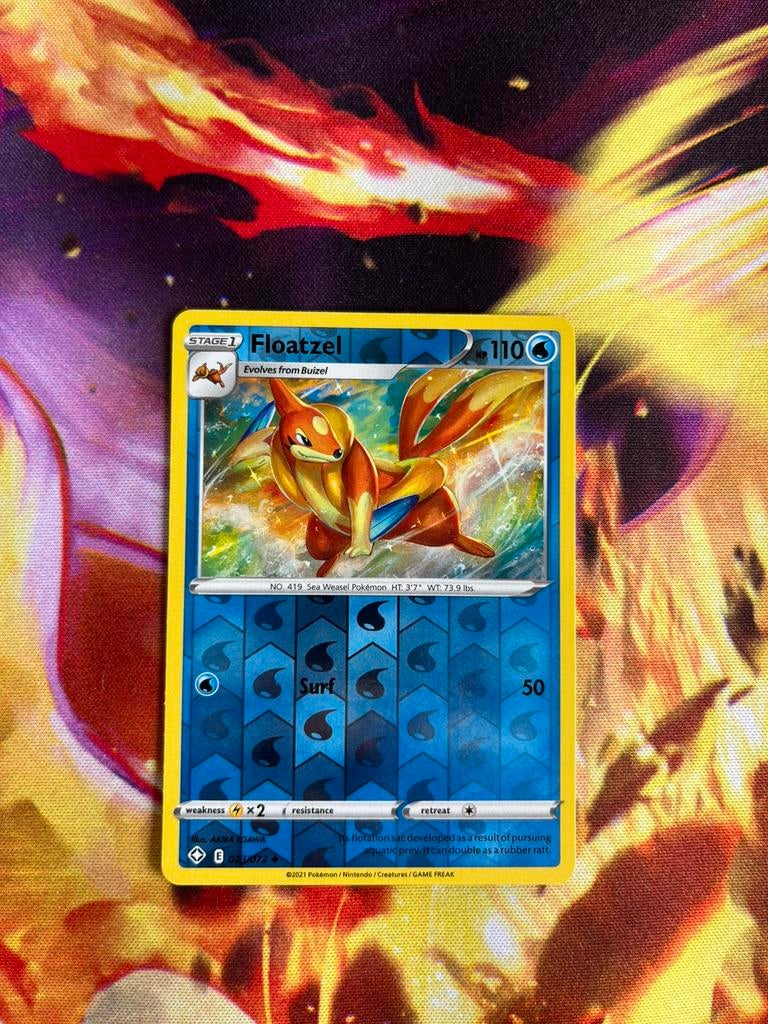 Floatzel SHF 023/072 reverse holo, Ophalen of Verzenden, Zo goed als nieuw