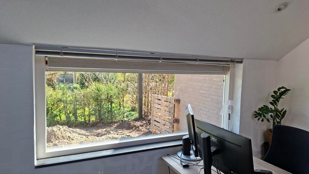 Vensterbank antraciet  3/3, Ophalen, Zo goed als nieuw, 200 cm of meer, 200 cm of meer