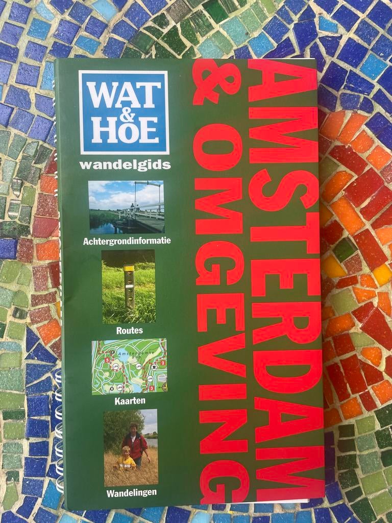 Wat & Hoe Wandelgids Amsterdam & Omgeving, Overige merken, Fiets- of Wandelgids, Europa, Nieuw