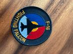 F16 fighting falcon patch, Verzenden, Nieuw, Patch, Badge of Embleem
