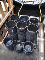 Potten, containers, 3 Liter voor de hobbykweker, Kunststof, Gebruikt, Rond, Ophalen of Verzenden