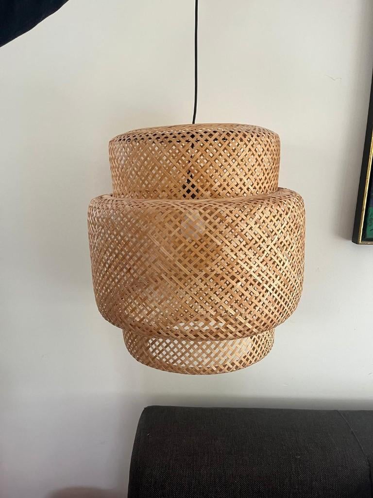 Ikea Sinnerlig Hanglamp, Overige materialen, Natuurlijke materiaal Bamboe, Ophalen of Verzenden, Zo goed als nieuw
