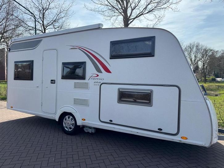 Bürstner Premio Plus 510 TK - 7 slaapplaatsen - compleet, Caravans en Kamperen, Caravans, Particulier, tot en met 6, 1250 - 1500 kg