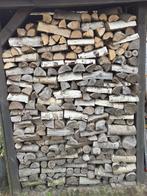 Droog haardhout mix  elsen berk essen, Tuin en Terras, Haardhout, 3 tot 6 m³, Ophalen of Verzenden, Elzenhout, Blokken