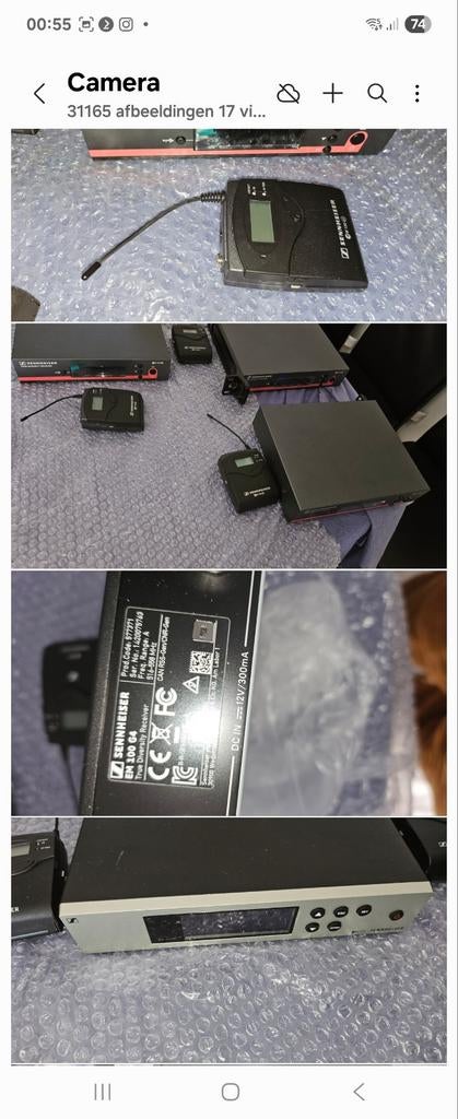 Sennheiser draadloos sets, Muziek en Instrumenten, Microfoons, Ophalen of Verzenden, Overige typen, Draadloos