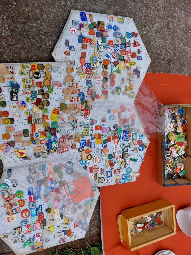 Grote verzameling vintage speldjes en pins, Verzamelen, Speldjes, Pins en Buttons, Ophalen of Verzenden, Gebruikt, Overige onderwerpen