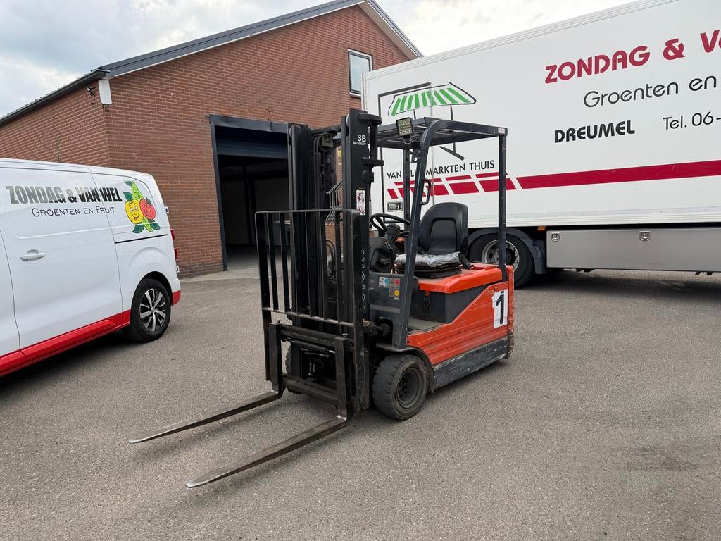 TOYOTA 5FBE15 heftruck, sideshift, free lift enz.., Ophalen, 1000 tot 2000 kg, Elektrisch, TOYOTA