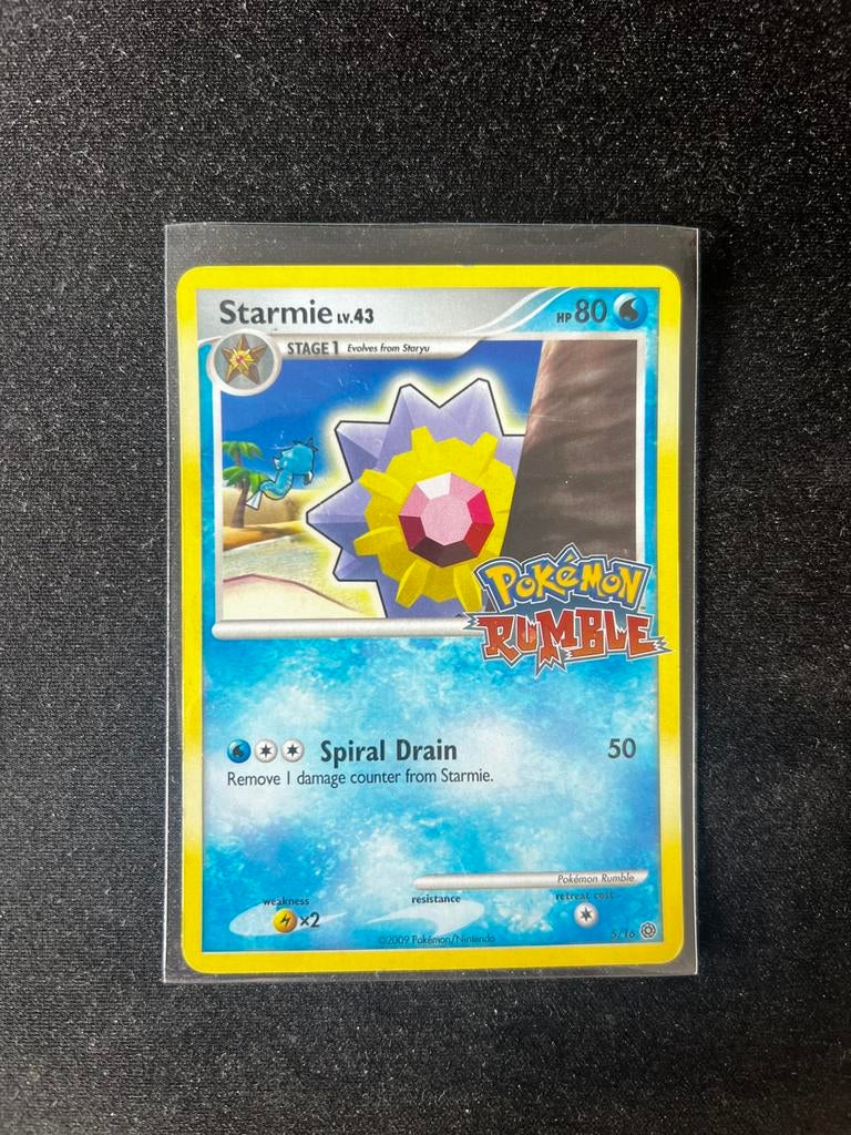 Starmie #5 Holo Pokemon Kaart, Hobby en Vrije tijd, Verzamelkaartspellen | Pokémon, Ophalen of Verzenden, Zo goed als nieuw, Losse kaart