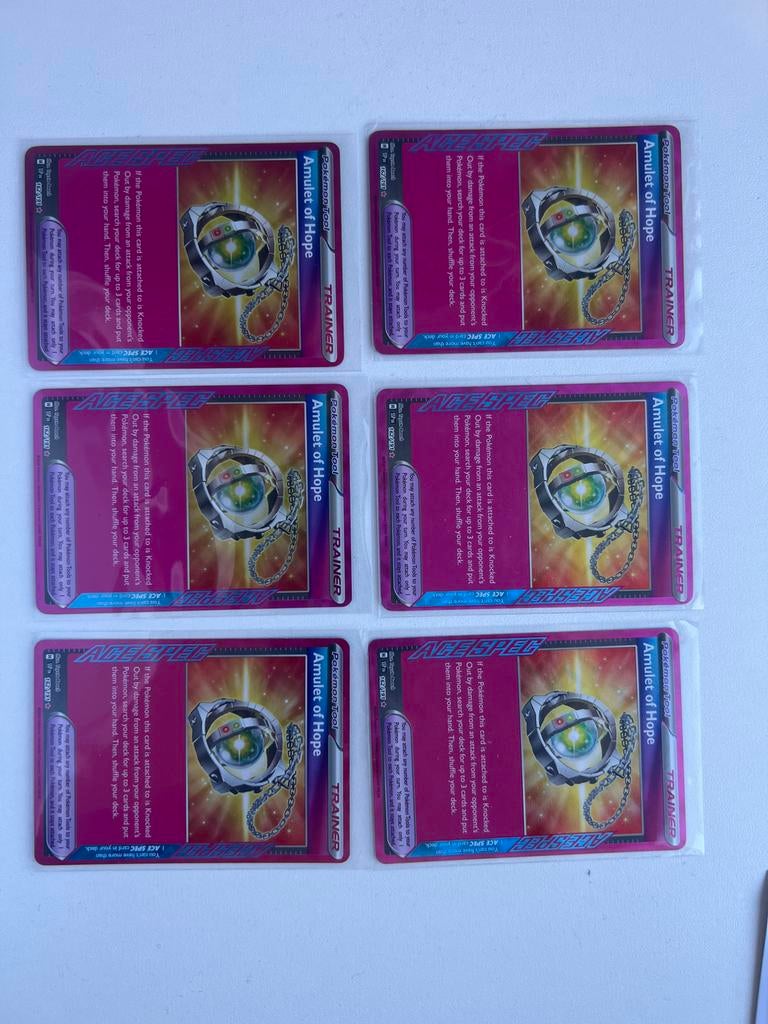 Pokémon TCG: Amulet of Hope (ACE SPEC) Trainer Kaart, Verzenden, Zo goed als nieuw, Meerdere kaarten