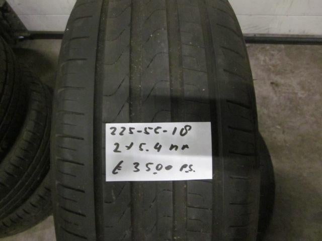 225 55 18 Pirelli, Continental zomerbanden, 18 inch, Gebruikt, Ophalen of Verzenden, Band(en)