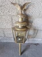 Antieke Messing Lantaarn met Adelaar Decoratie, Ophalen of Verzenden