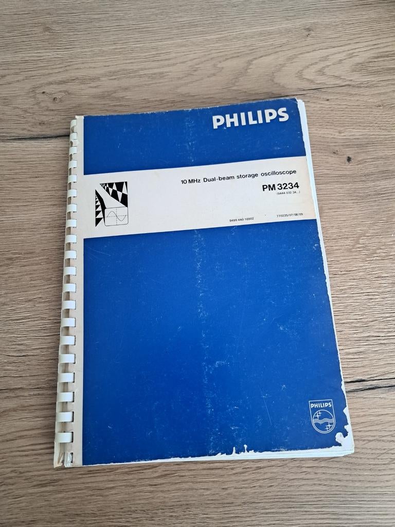 Philips PM 3234 10MHz Dual-Beam Storage Oscilloscoop, Ophalen of Verzenden